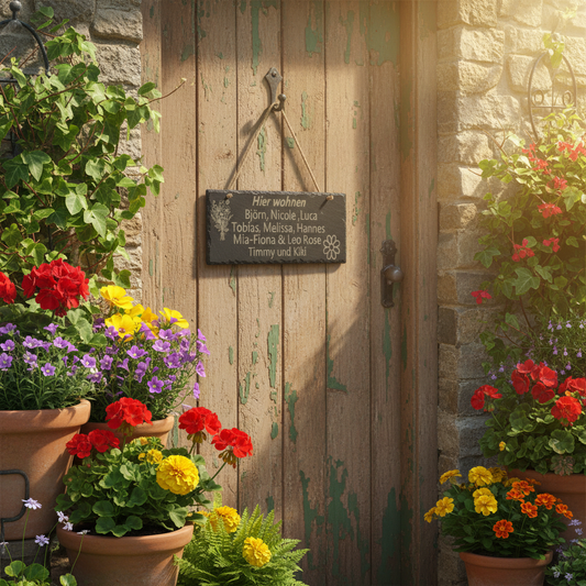 Persönliche Türschilder mit Namen – Deine charmante Visitenkarte für Zuhause