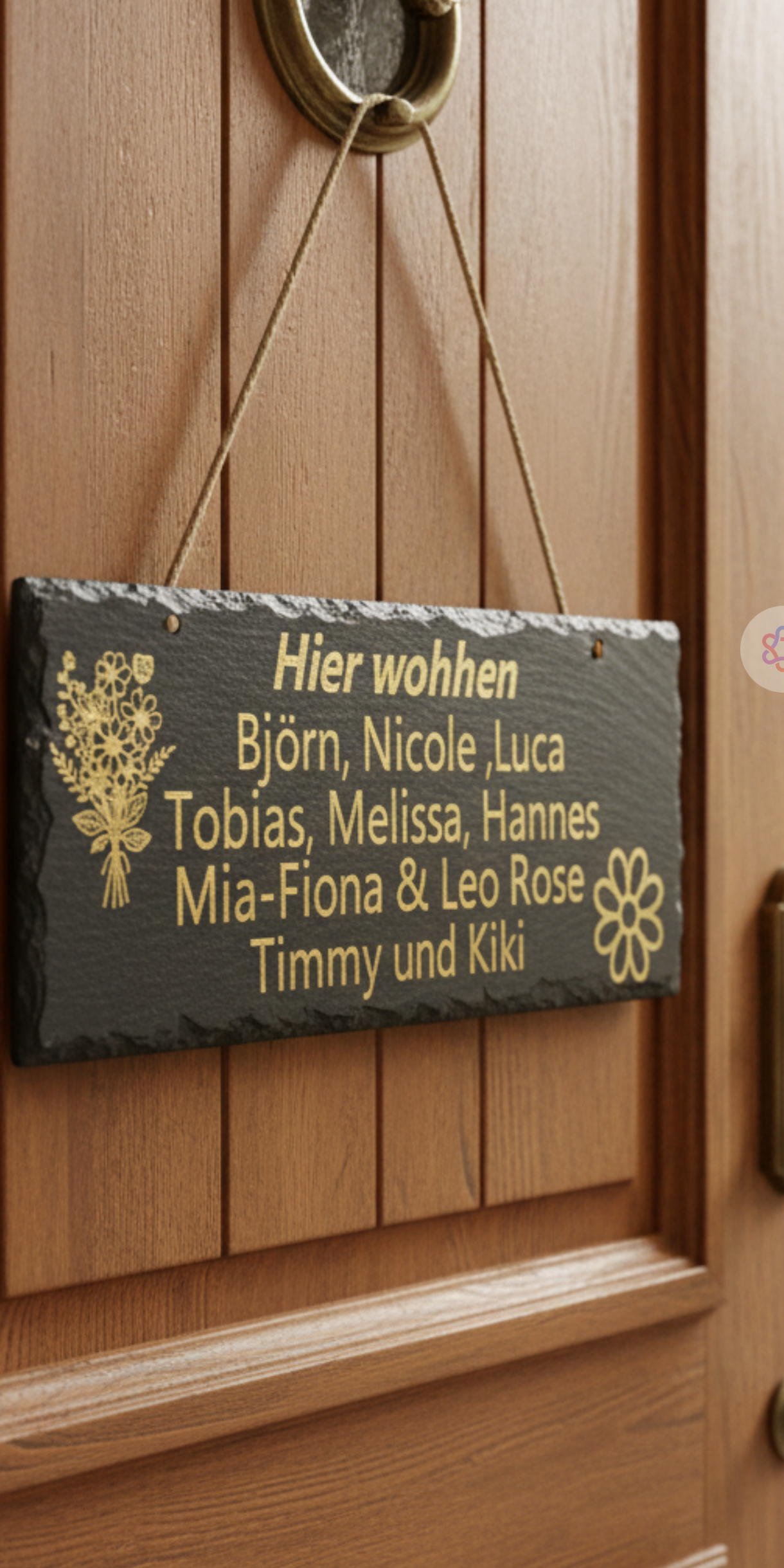 Persönliche Türschilder mit Namen – Deine charmante Visitenkarte für Zuhause