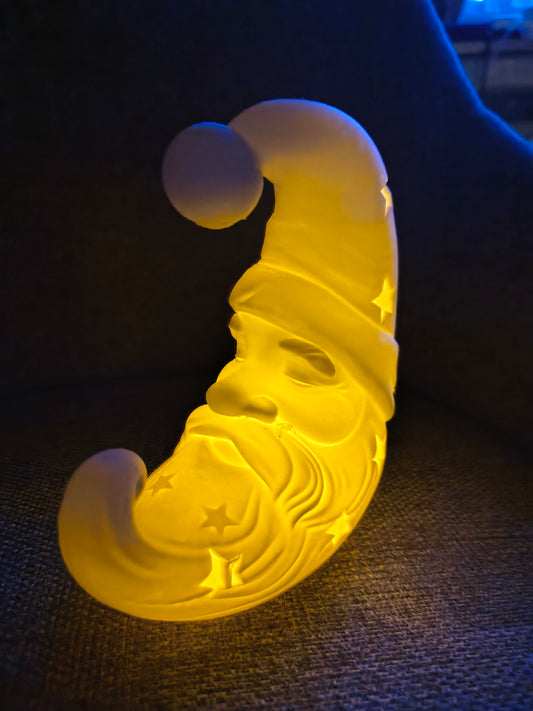 Weihnachtsmond - Sternen - Lampe