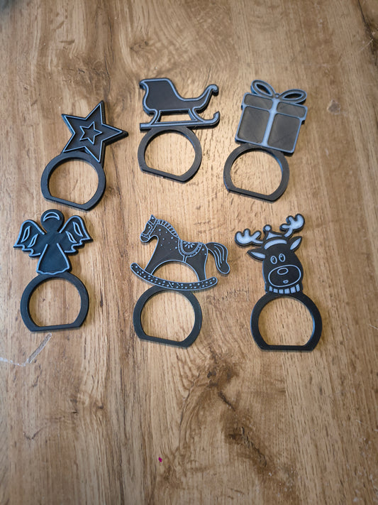 Weihnachtliche Serviettenhalter