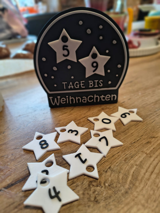 Zähle die Tage bis Weihnachten
